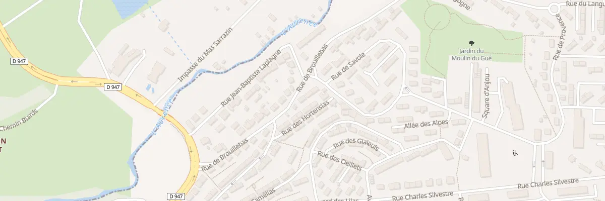 Plan du 55 Rue de Brouillebas à Limoges