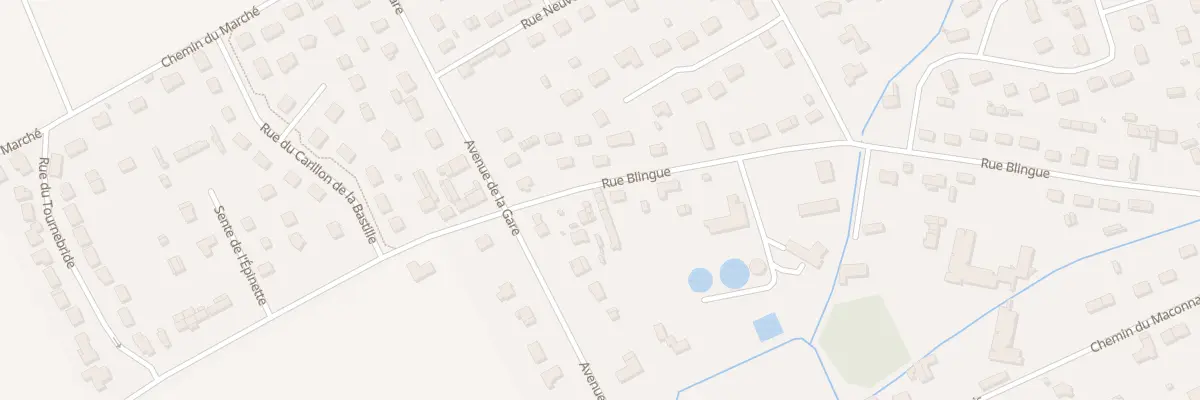 Plan du 1871 Rue Blingue à Romilly-sur-Andelle