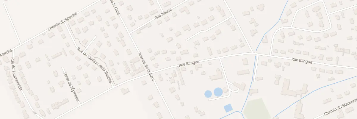 Plan du 1838 Rue Blingue à Romilly-sur-Andelle