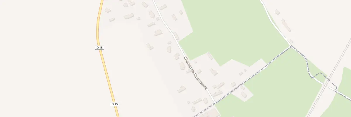 Plan du 340 Che de Ricarmesnil à Pierreval