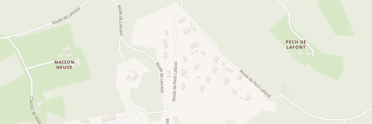 Plan du 156 Rte de Pech Lafond à Proissans