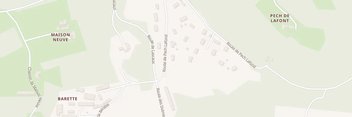 Plan du 88 Rte de Pech Lafond à Proissans