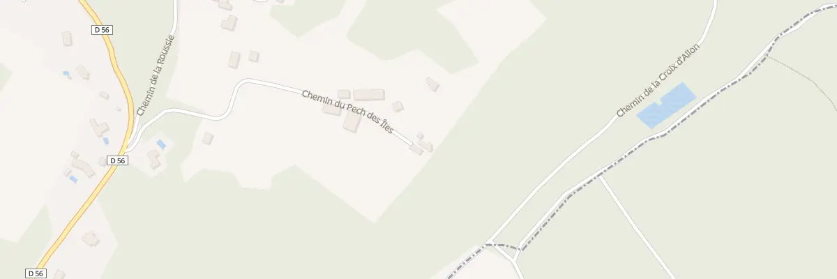Plan du 383 Che du Pech des Îles à Proissans
