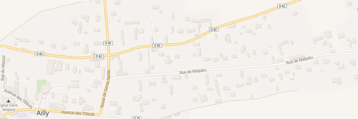Plan du 9 Rue de Malpalu à Ailly