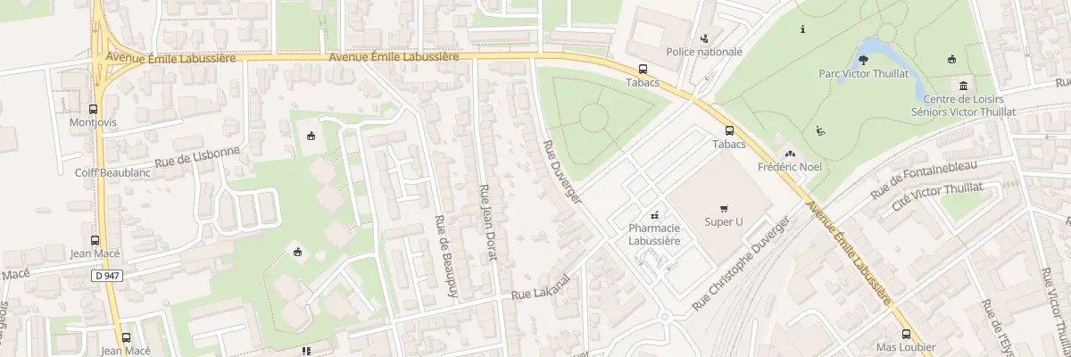Plan du 31 Rue Duverger à Limoges