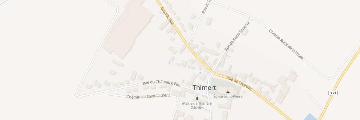 Plan du 5 Grande Rue à Thimert-Gâtelles