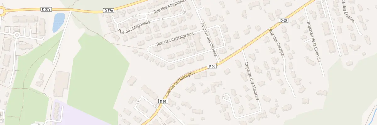 Plan du 7 Rue des Châtaigniers à La Salvetat-Saint-Gilles