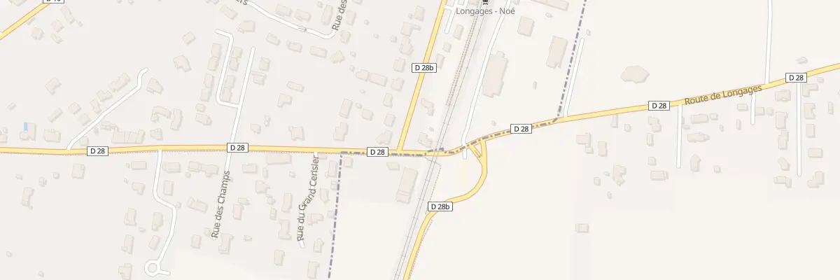 Plan du 2 Av de la Gare à Longages