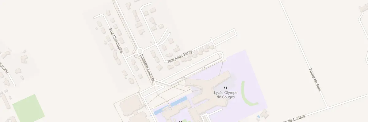 Plan du 12 Rue Jules Ferry à Montech