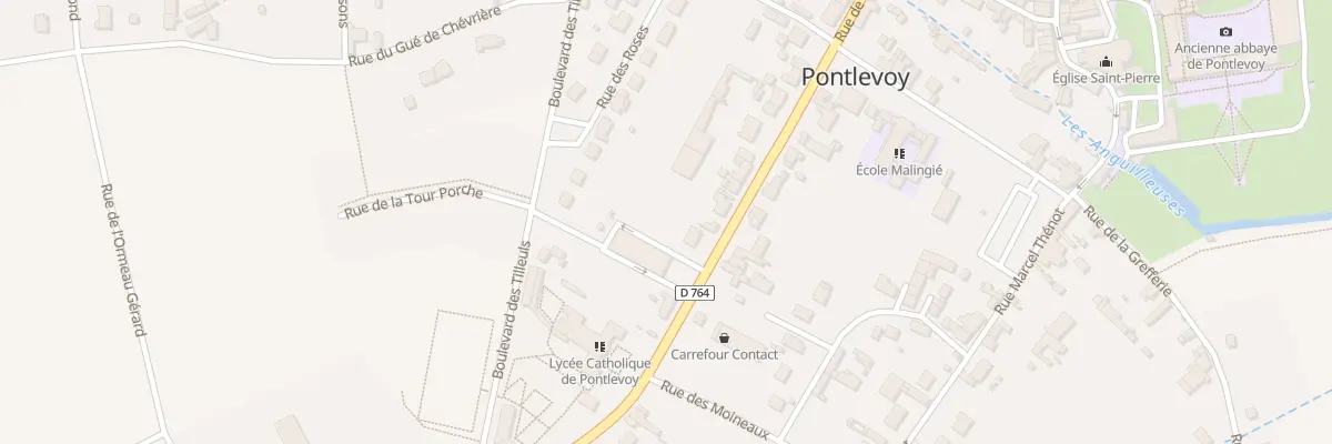 Plan du 62 Rte de Montrichard à Pontlevoy