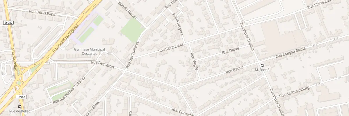 Plan du 43 Rue Saint Louis à Limoges