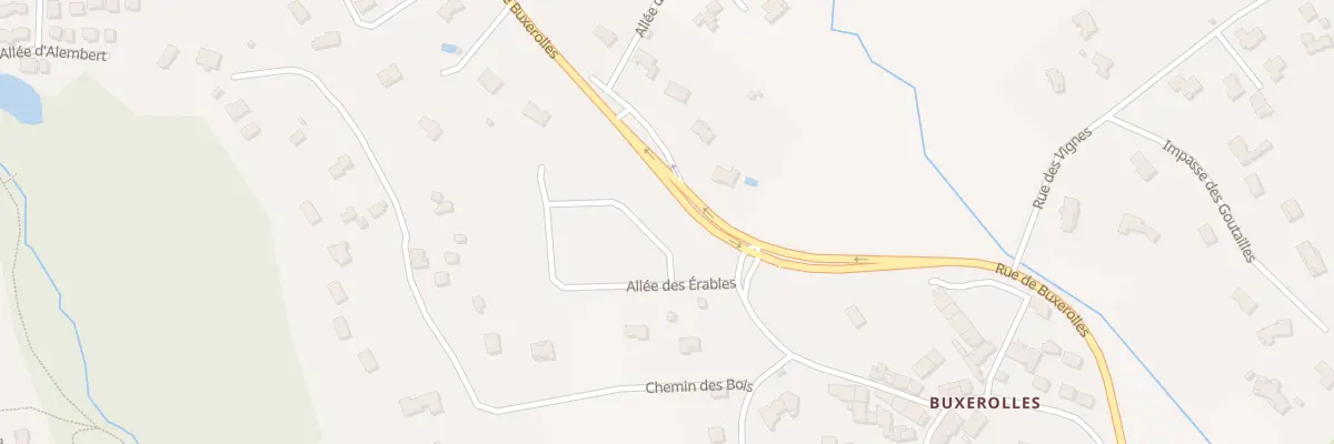 Plan du 8 All des Glycines à Couzeix
