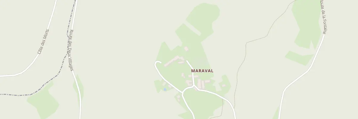 Plan du 30 Maraval à Bouzic