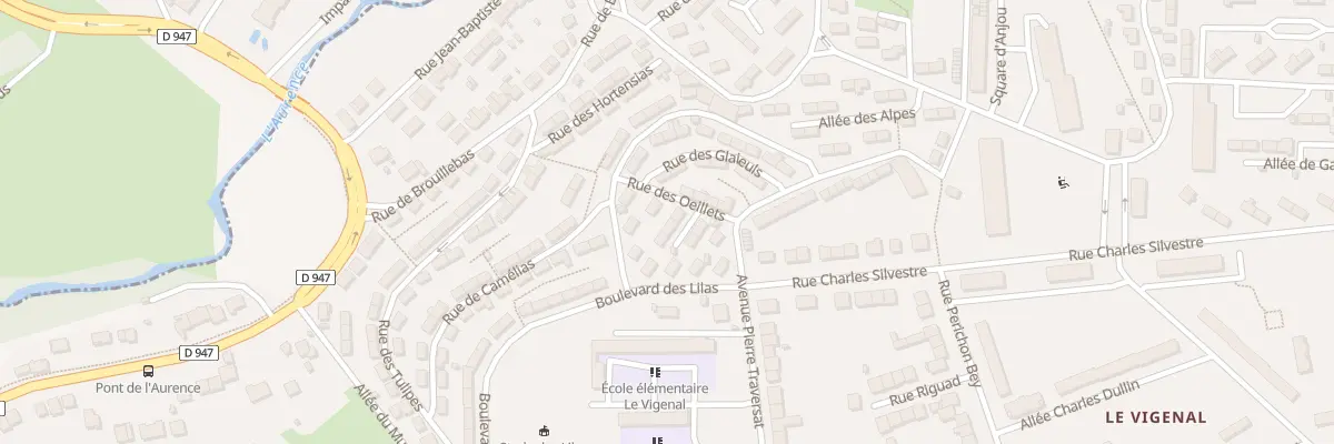 Plan du 4 All des Narcisses à Limoges