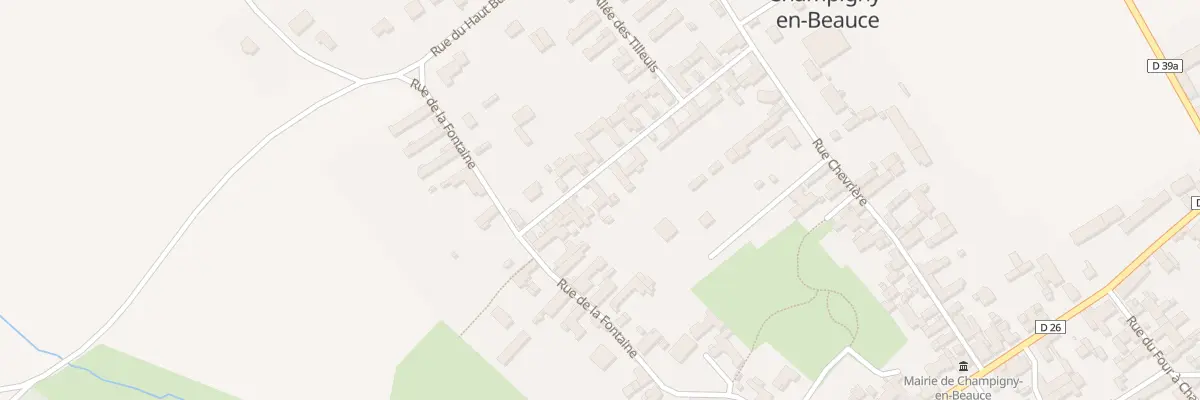 Plan du 9 Rue de la Cité à Champigny-en-Beauce