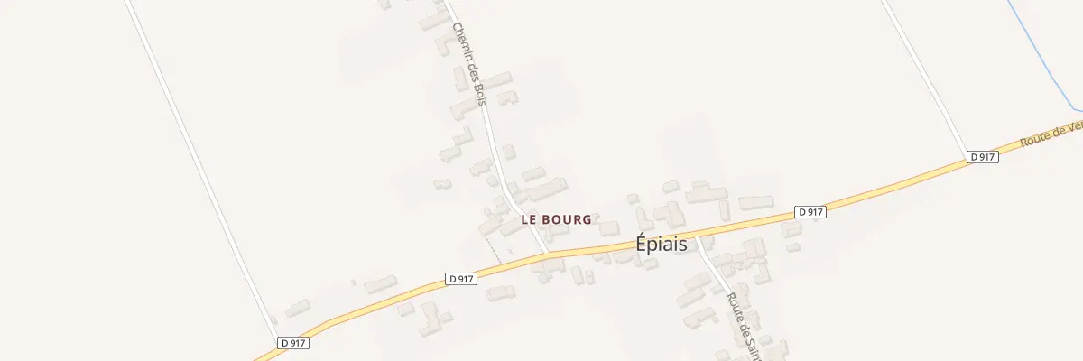 Plan du 6 Che des Bois à Épiais