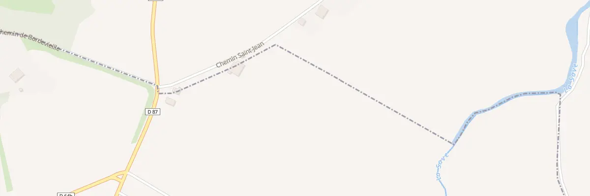 Plan du 110 Che de Saint Jean à Larra