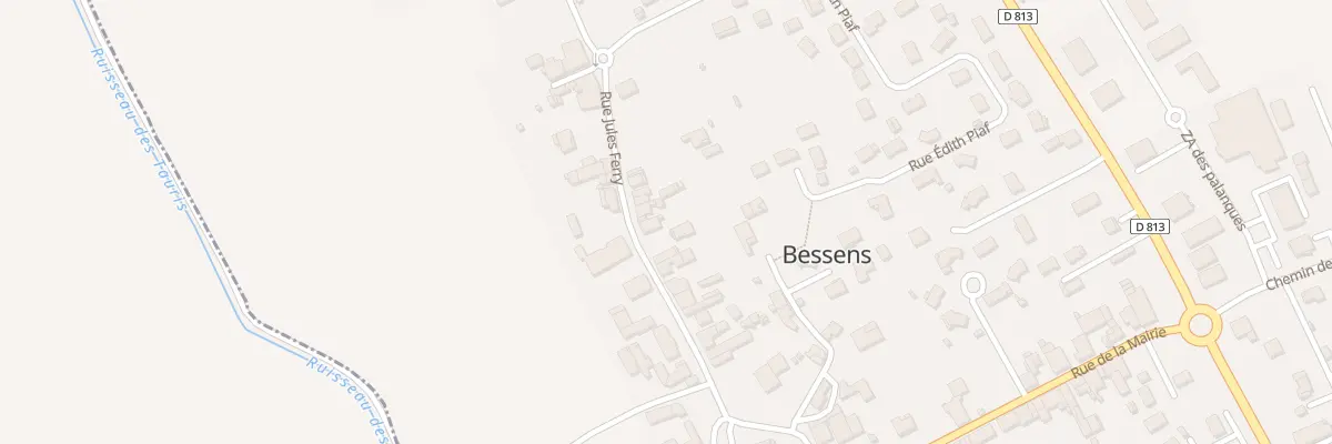 Plan du 152 Rue Jules Ferry à Bessens
