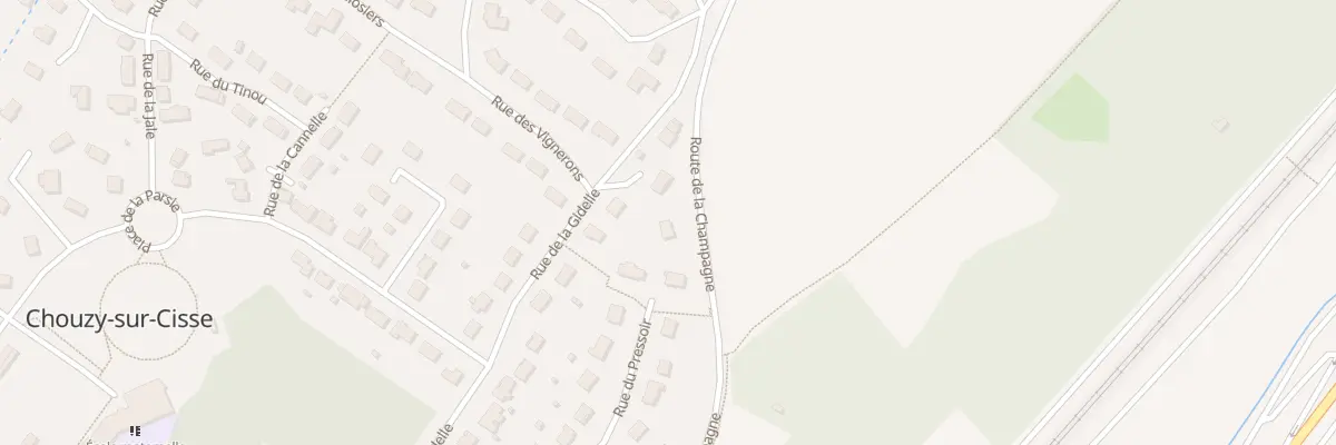 Plan du 22 Rue de la Gidelle à Valloire-sur-Cisse