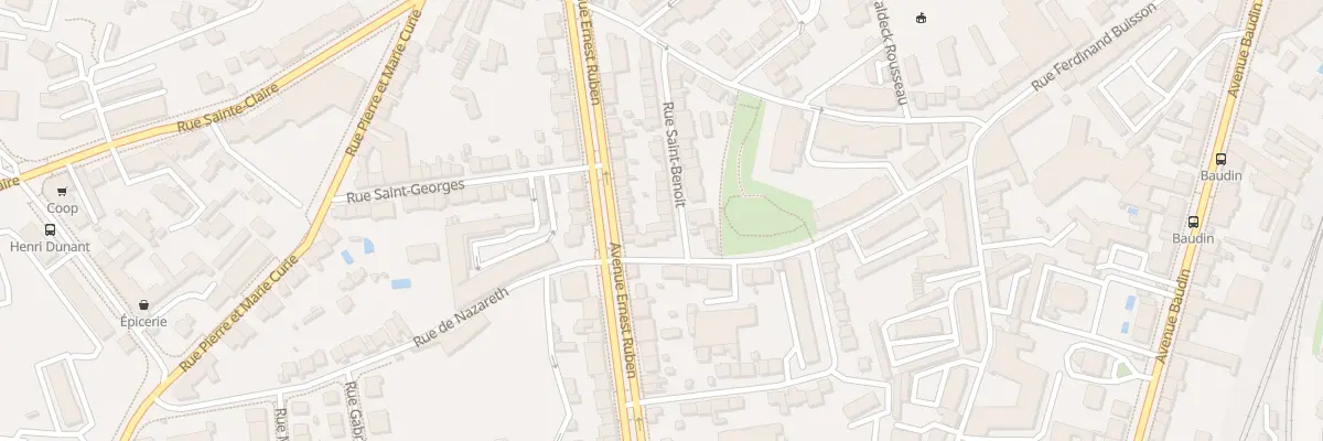Plan du 24 Rue Saint-Benoît à Limoges