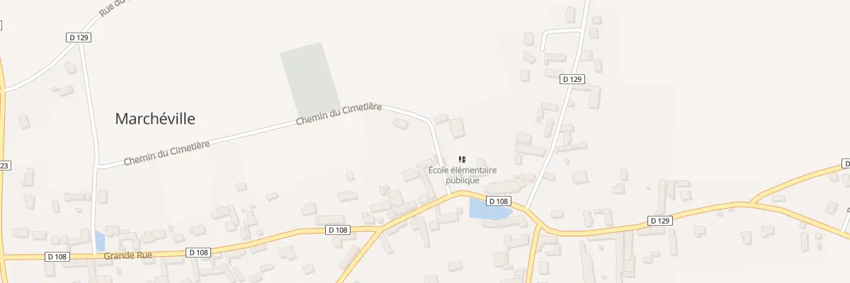 Plan du 2 Che du Cimetiere à Marchéville