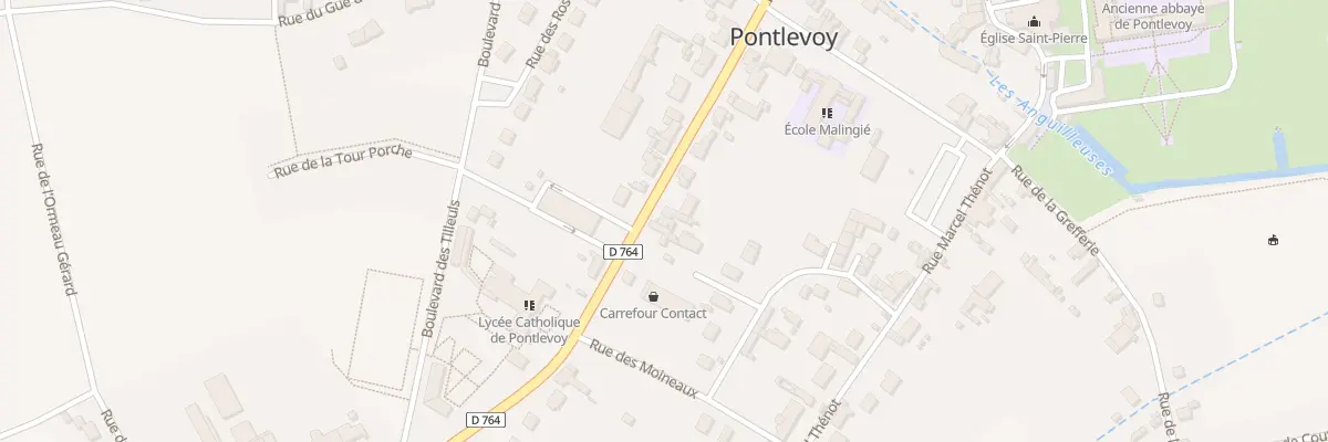 Plan du 57 Rte de Montrichard à Pontlevoy