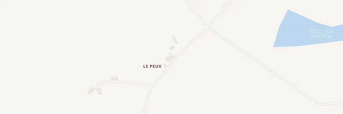 Plan du 9 Le Peux à Saint-Léger-Magnazeix