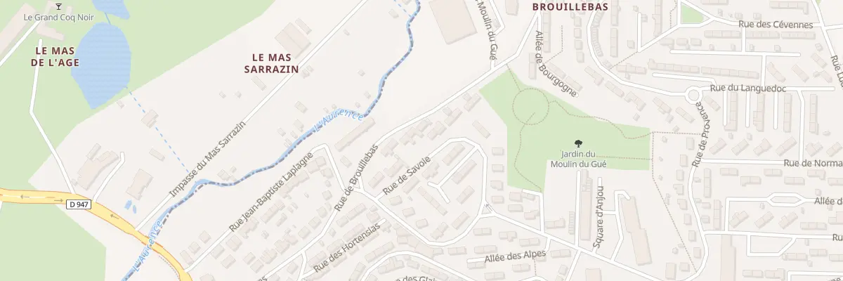 Plan du 37 Rue de Brouillebas à Limoges