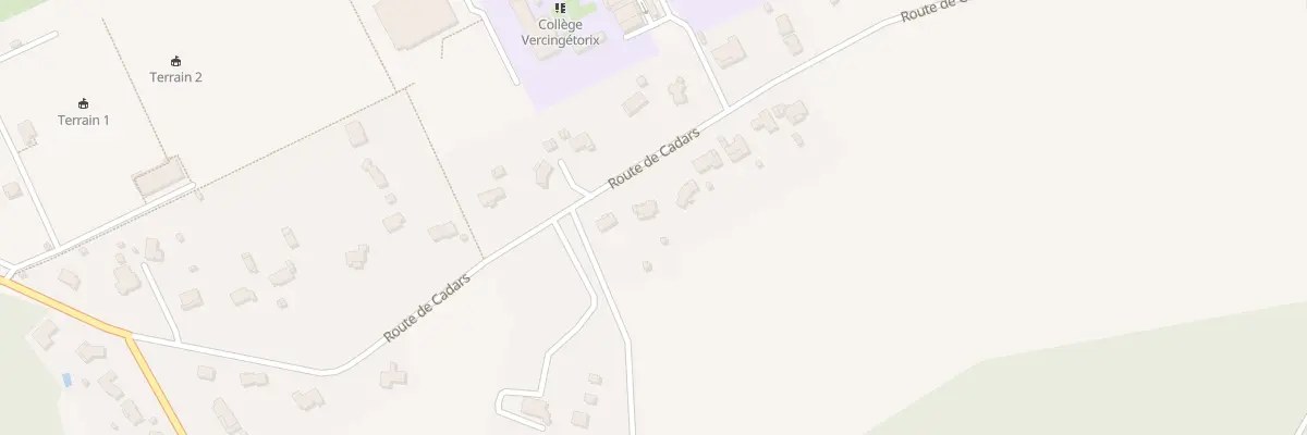 Plan du 1316 Rte de Cadars à Montech