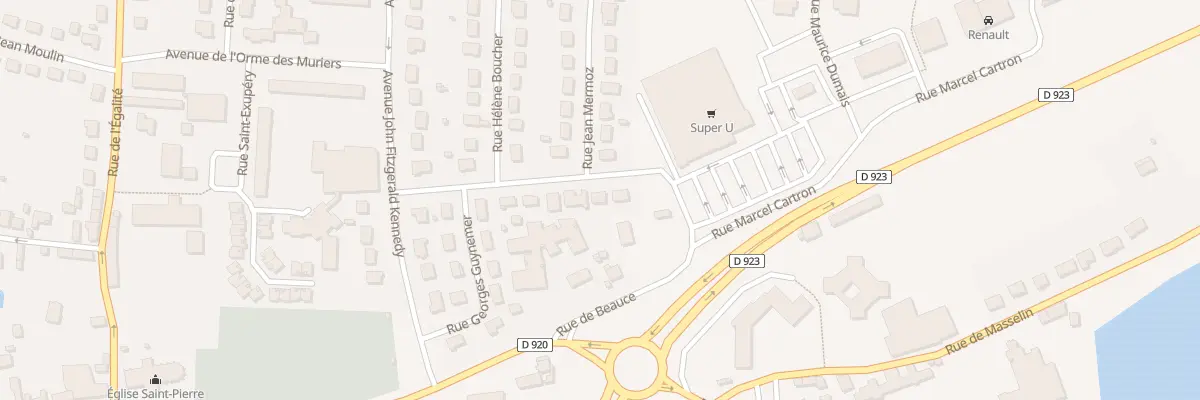Plan du 16 Rue Charles Peguy à Courville-sur-Eure