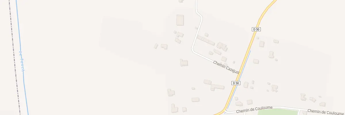 Plan du 5000F Che Cazejust à Seysses