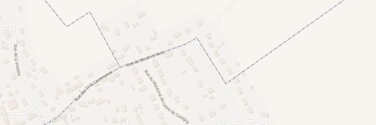 Plan du 29 Rue du Maréchal Leclerc à Cierrey