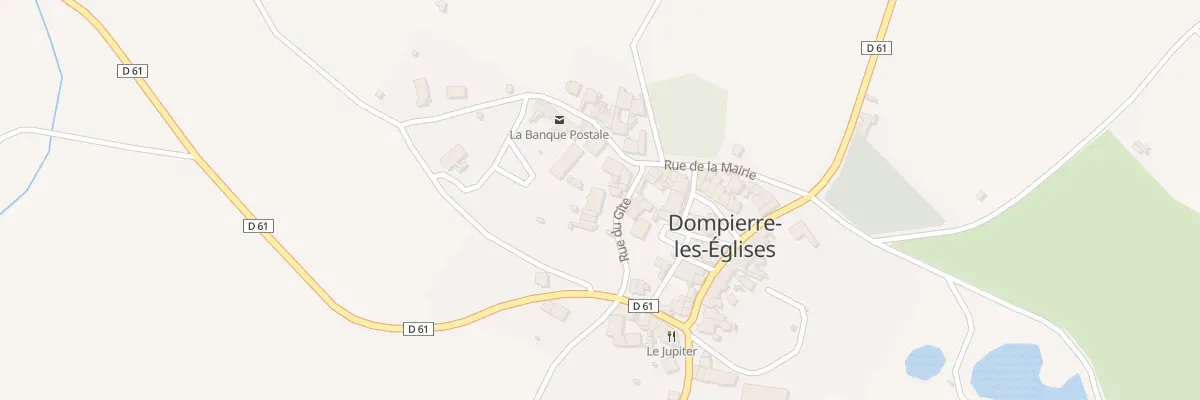 Plan du 5 Rue du Gite à Dompierre-les-Églises