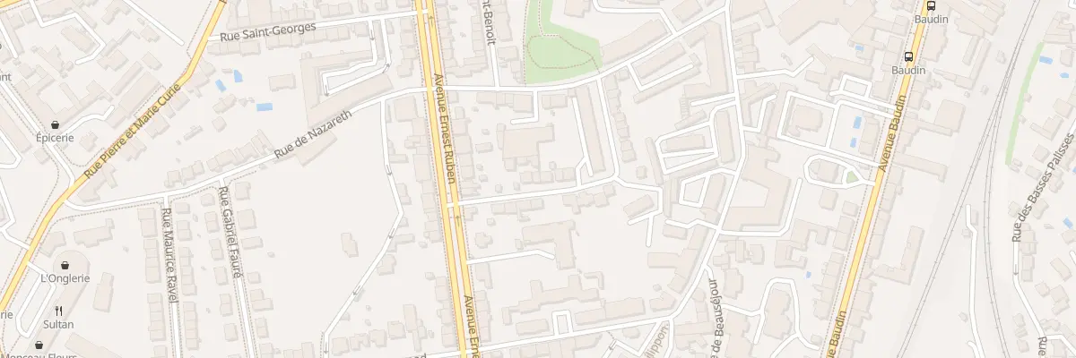 Plan du 11 Rue Mozart à Limoges