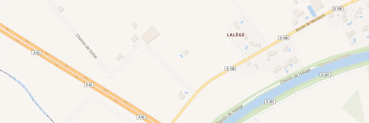 Plan du 752 Rte de Montech à Lacourt-Saint-Pierre