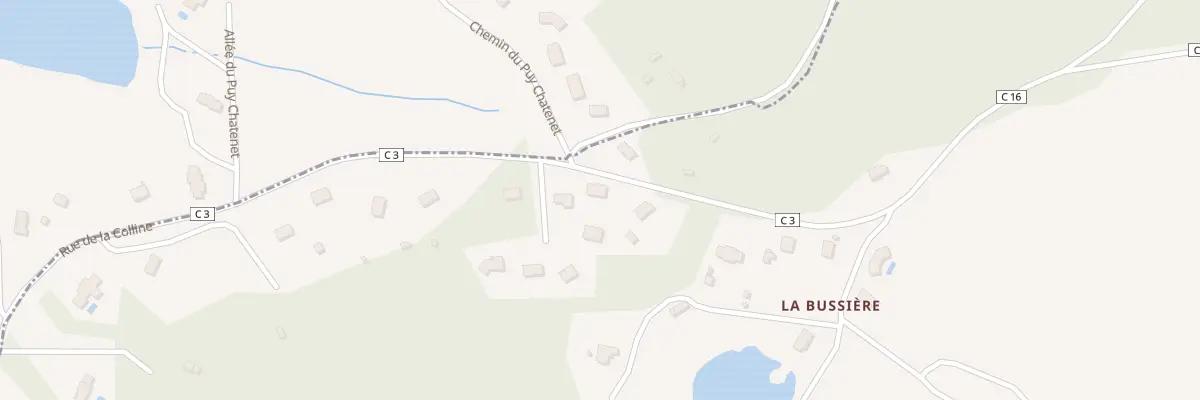 Plan du 3 Imp du Coteau à Chaptelat