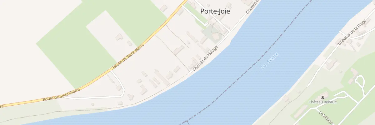 Plan du 1 Chem du Halage à Porte-de-Seine