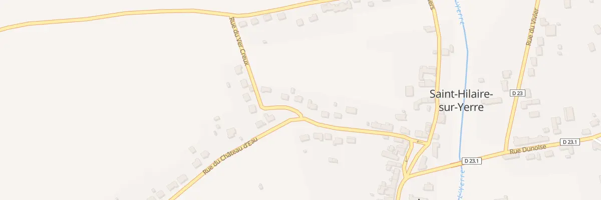 Plan du 1 Rue du Ver Creux à Cloyes-les-Trois-Rivières