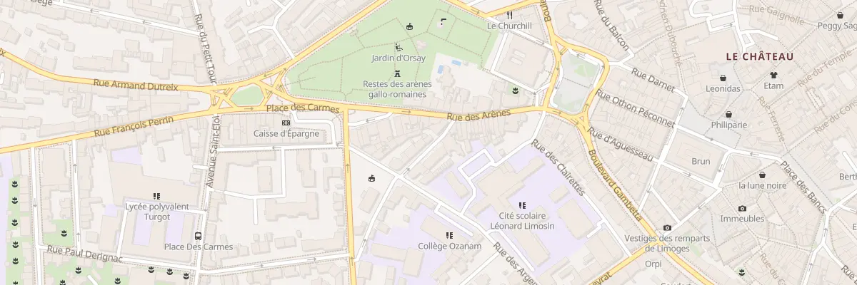 Plan du 4 Rue Vochave à Limoges
