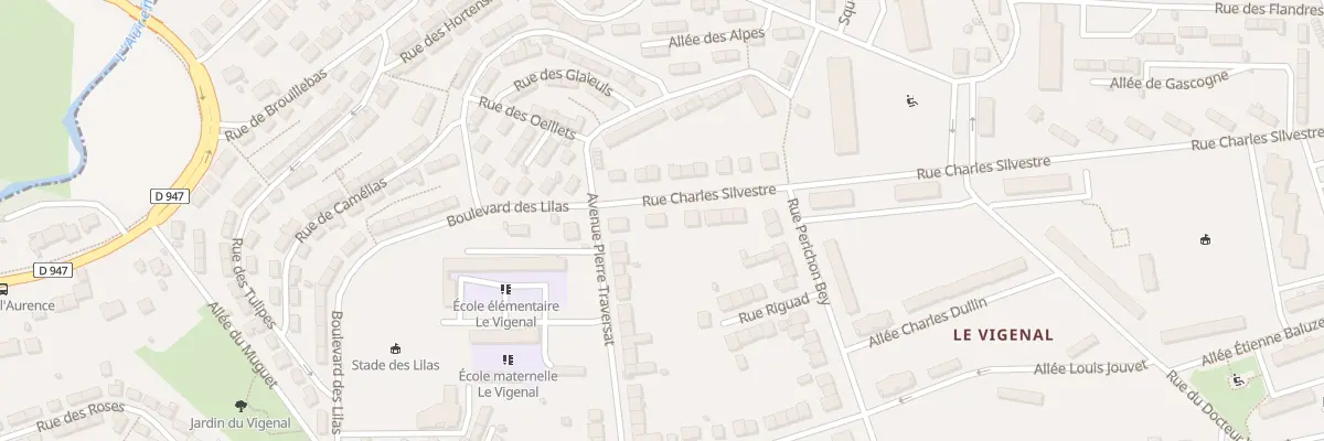 Plan du 51 Rue Charles Silvestre à Limoges