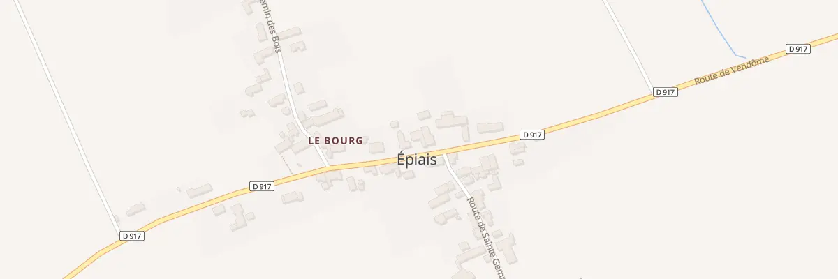 Plan du 15 Rte de Vendôme à Épiais