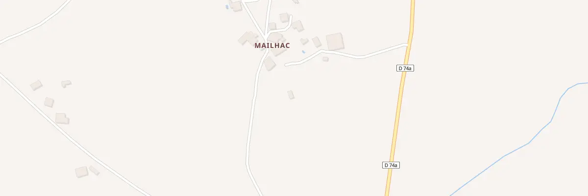 Plan du 5002F Mailhac à Montbrun-Bocage