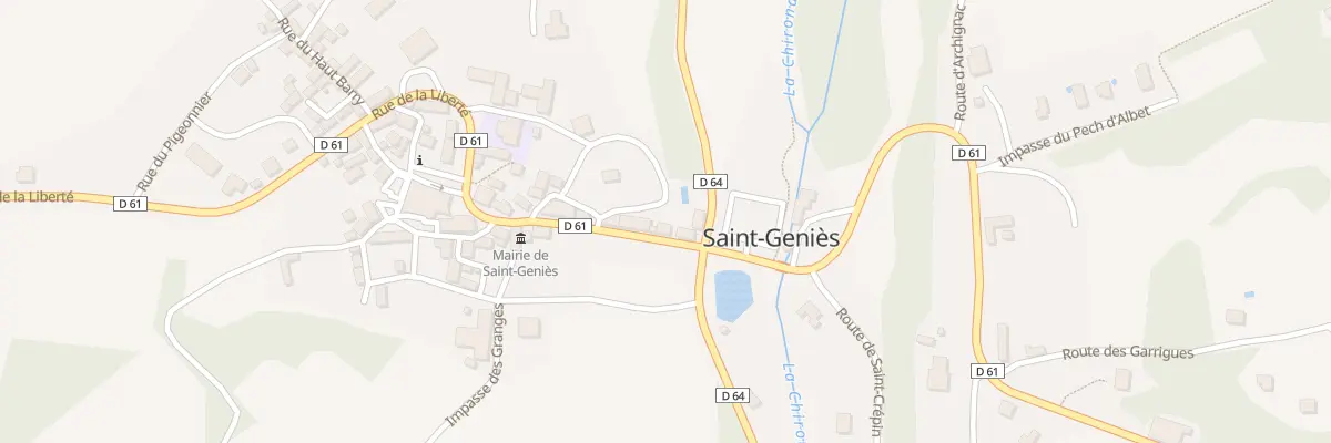 Plan du 205 Le Cheylard à Saint-Geniès