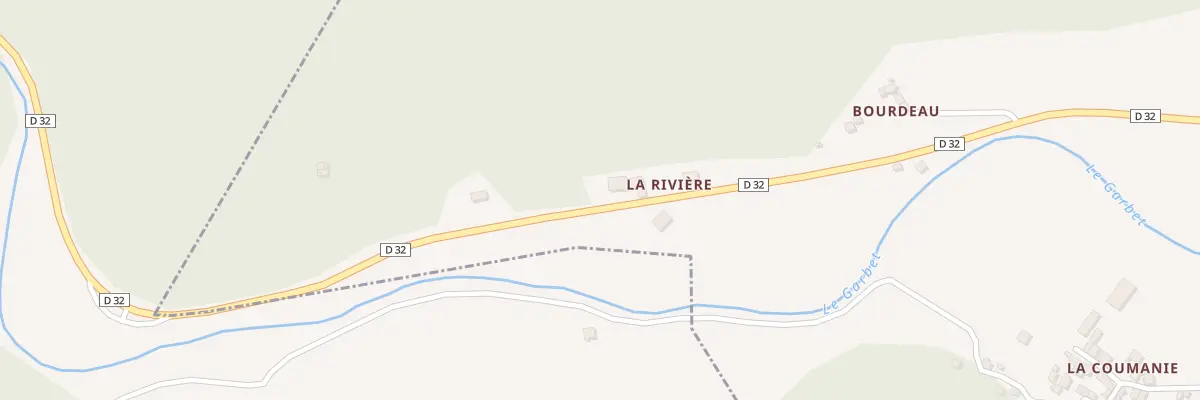 Plan du 5001 La Riviere à Ercé