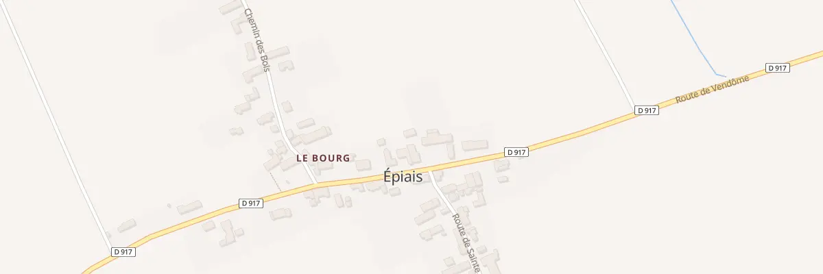Plan du 19 Rte de Vendôme à Épiais