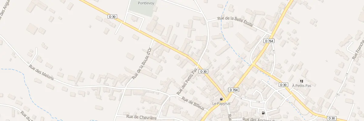 Plan du 27 Rue Auguste Poulain à Pontlevoy