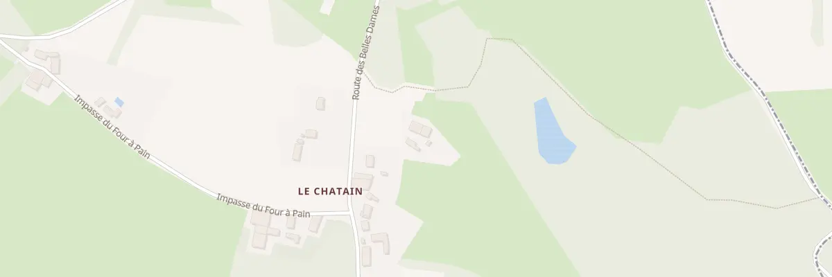Plan du 480 Le Chatain à Payzac