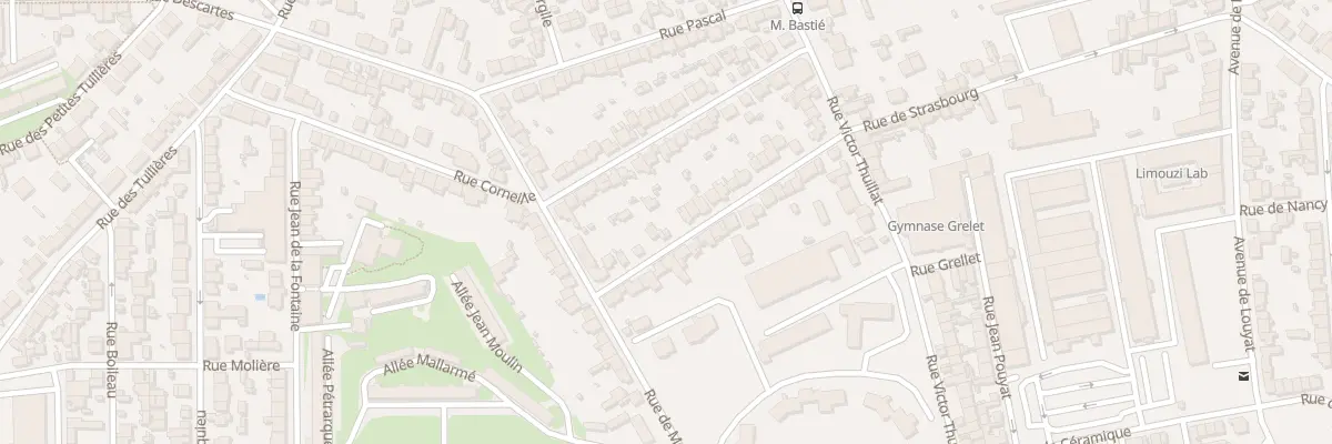 Plan du 28 Rue Racine à Limoges