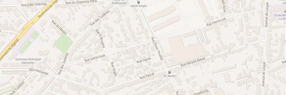 Plan du 9 Rue Saint Louis à Limoges
