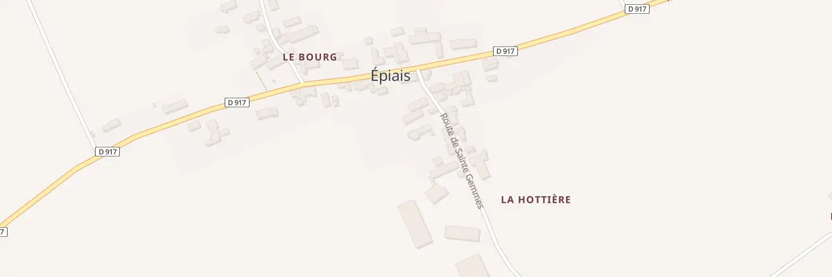 Plan du 10 Rte de Sainte Gemmes à Épiais